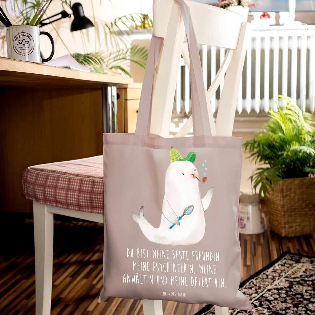 Tote bag seal sherlock