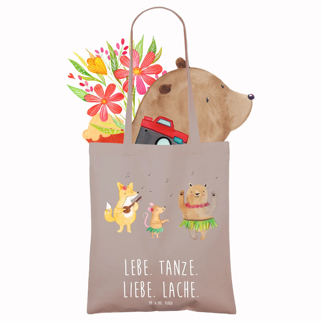 Tote bag forest animals Aloha Einkaufstasche, Stoffbeutel, Jutetasche, Tasche, Umhängetasche, Einkaufstüte, Strandtasche, Schultertasche, Beuteltasche, Badetasche, Beutel, Laptoptasche, Shopper, Tragetasche, Stofftasche, Jutebeutel, Tiermotive, Gute Laune, lustige Sprüche, Tiere, Tanzen, Hase, Bär, Musik, Wald, Lachen, Aloha, Leben, Igel, Waldtiere