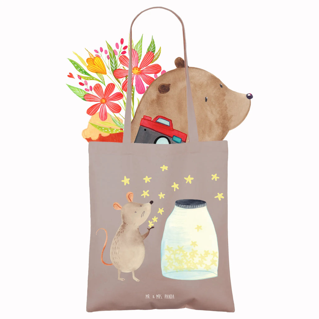 Tote bag Mouse Stars Umhängetasche, Tasche, Beuteltasche, Stoffbeutel, Jutetasche, Strandtasche, Beutel, Einkaufstüte, Shopper, Tragetasche, Laptoptasche, Jutebeutel, Stofftasche, Schultertasche, Einkaufstasche, Badetasche, Tiermotive, Gute Laune, lustige Sprüche, Tiere, Geburt, Taufgeschenk, Kind, Maus, Sterne, Taufe, erstes Kind, Kindergeburtstag, Hoffnung, Träume, Schwangerschaft, Wunsch, Geburtstag