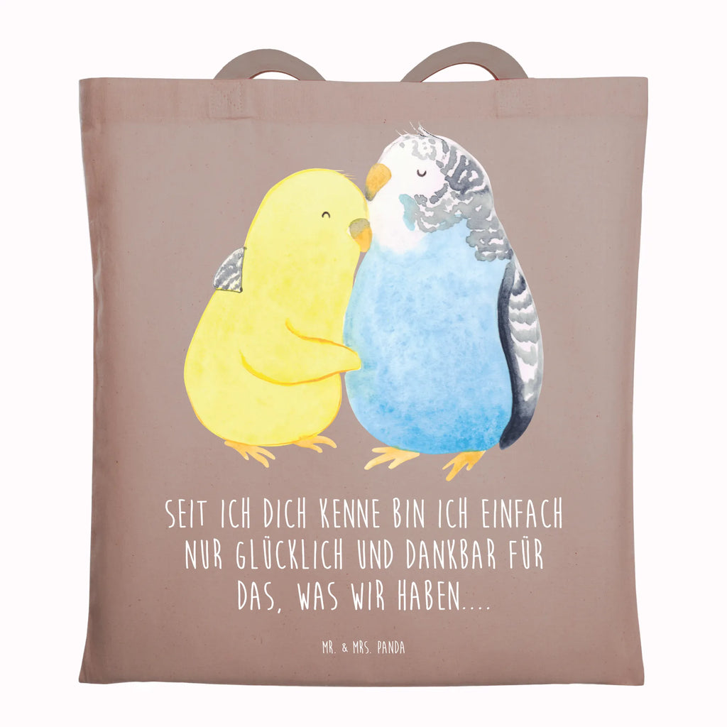 Tote bag Parakeets in love
