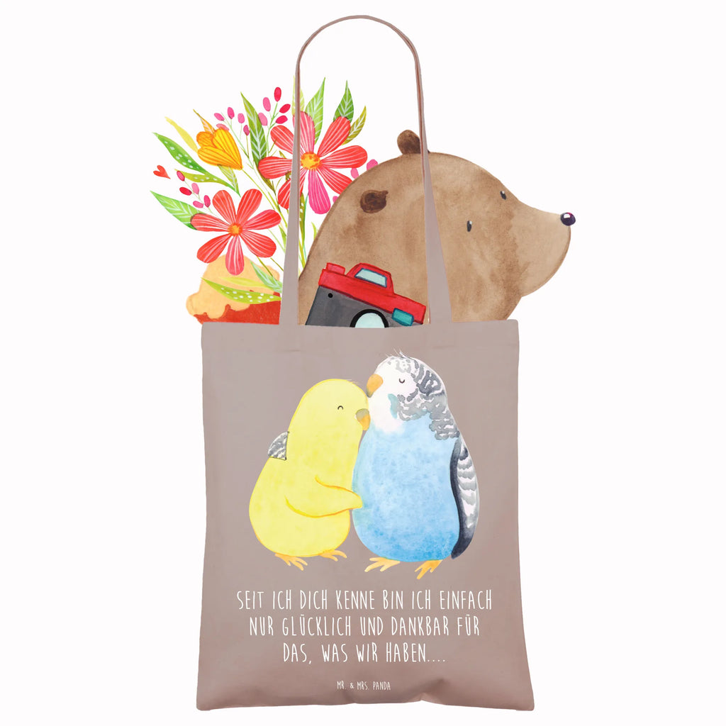 Tote bag Parakeets in love