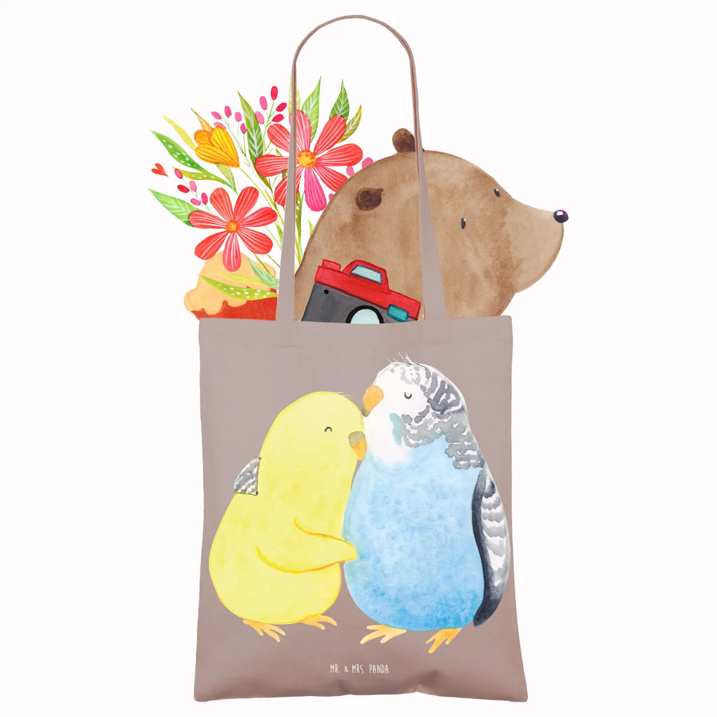Tote bag Parakeets in love