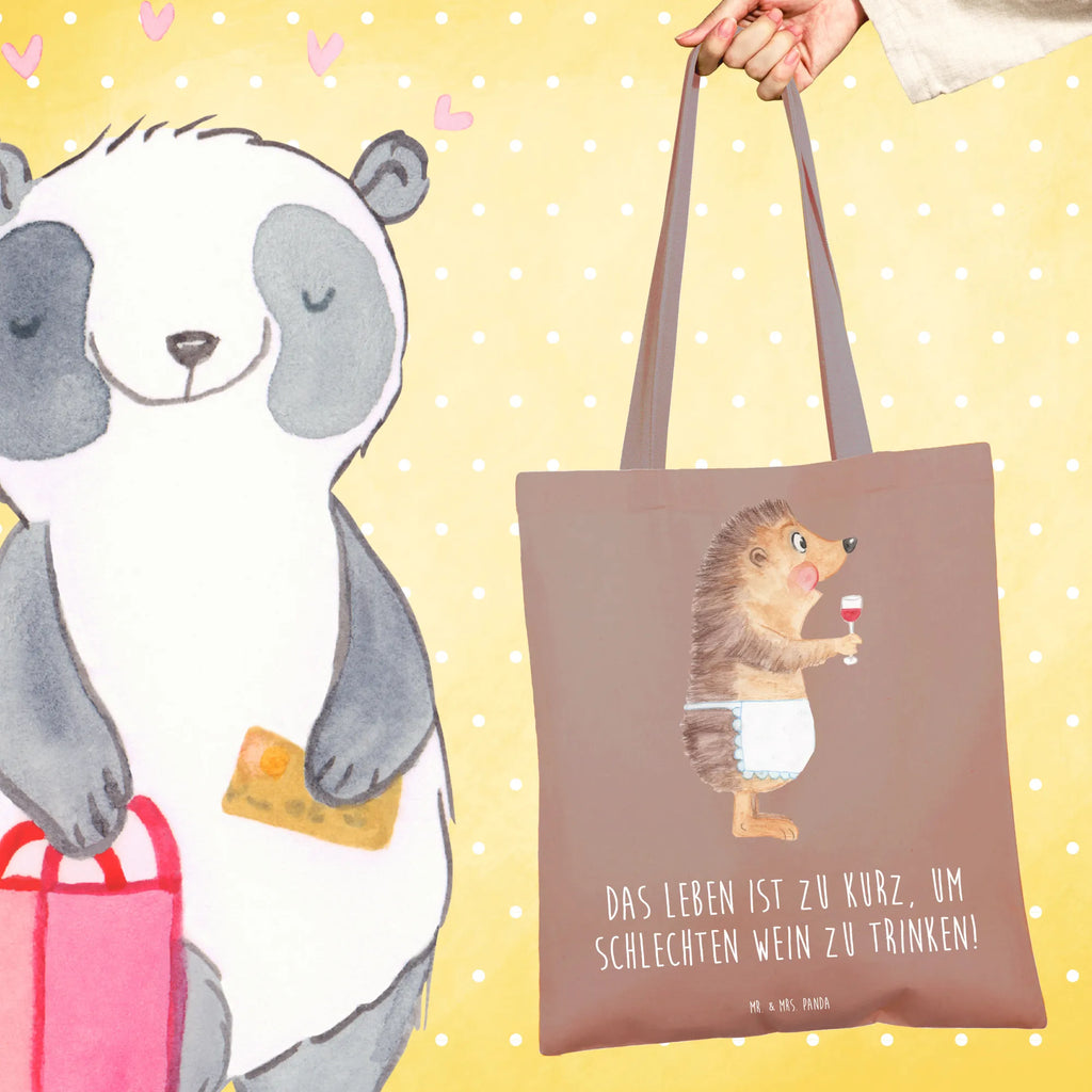 Tote bag Hedgehog wine Beuteltasche, Einkaufstüte, Umhängetasche, Strandtasche, Tragetasche, Laptoptasche, Badetasche, Stoffbeutel, Jutebeutel, Stofftasche, Shopper, Jutetasche, Tasche, Schultertasche, Einkaufstasche, Beutel, Tiermotive, Gute Laune, lustige Sprüche, Tiere, Rotwein, Wein trinken, Weißwein, Weinglas, Geschenk Weinliebhaber, Geschenk Weintrinker, Wein Deko, Igel, Wein Spruch