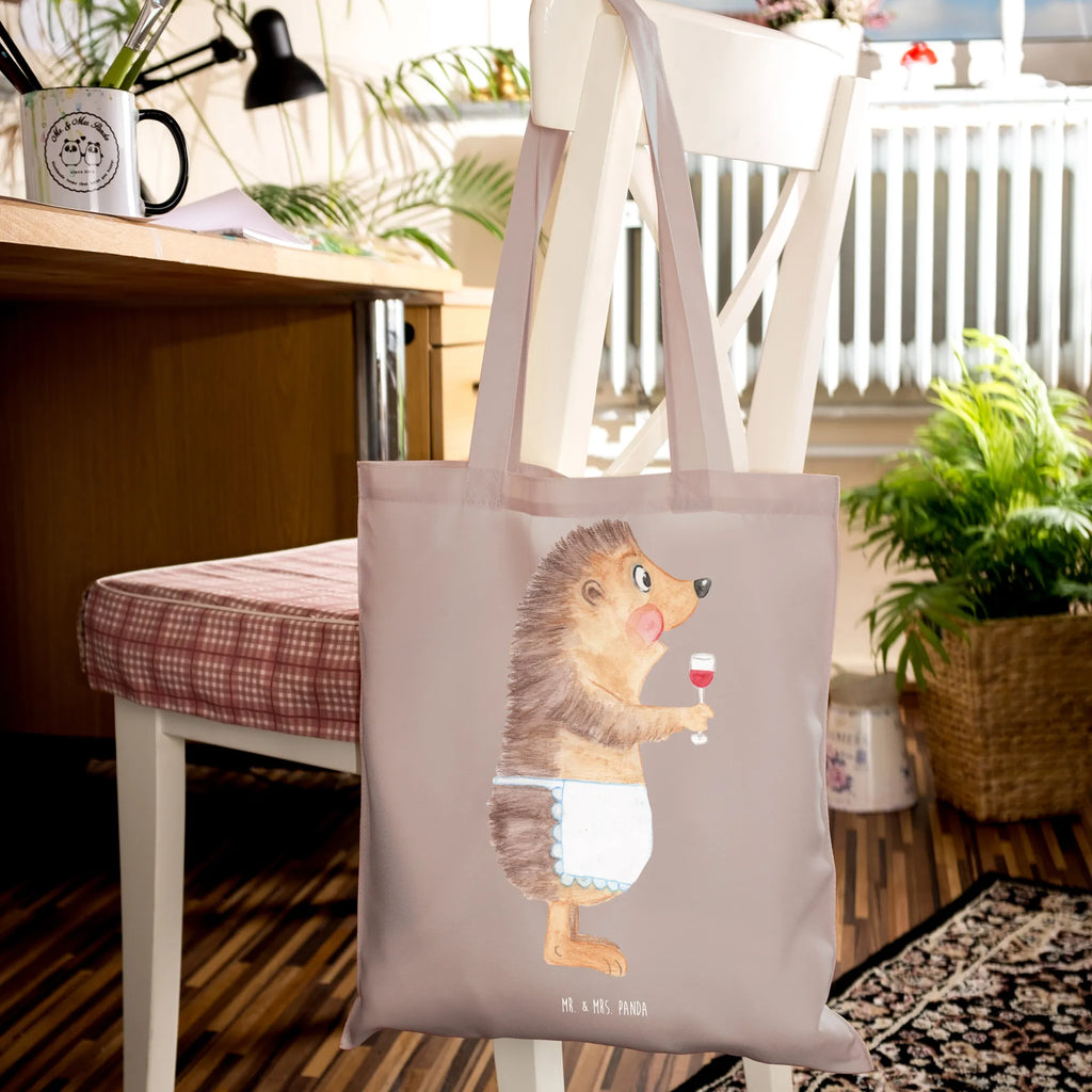 Tote bag Hedgehog wine Beuteltasche, Einkaufstüte, Umhängetasche, Strandtasche, Tragetasche, Laptoptasche, Badetasche, Stoffbeutel, Jutebeutel, Stofftasche, Shopper, Jutetasche, Tasche, Schultertasche, Einkaufstasche, Beutel, Tiermotive, Gute Laune, lustige Sprüche, Tiere, Rotwein, Wein trinken, Weißwein, Weinglas, Geschenk Weinliebhaber, Geschenk Weintrinker, Wein Deko, Igel, Wein Spruch