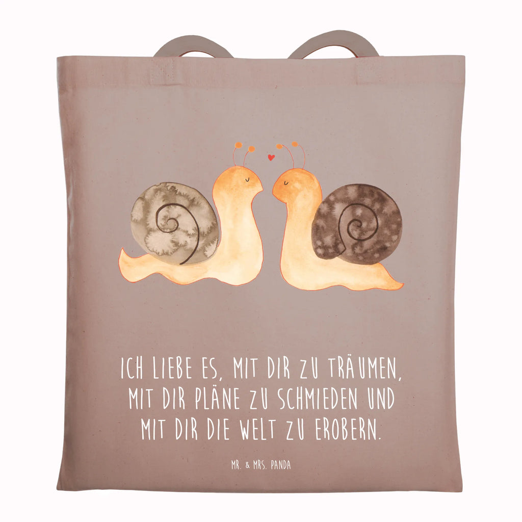 Tote bag Snails in love Strandtasche, Laptoptasche, Tragetasche, Schultertasche, Tasche, Beuteltasche, Umhängetasche, Jutetasche, Einkaufstasche, Badetasche, Stofftasche, Stoffbeutel, Einkaufstüte, Shopper, Beutel, Jutebeutel, Liebe, Partner, Freund, Freundin, Ehemann, Ehefrau, Heiraten, Verlobung, Heiratsantrag, Liebesgeschenk, Jahrestag, Hocheitstag