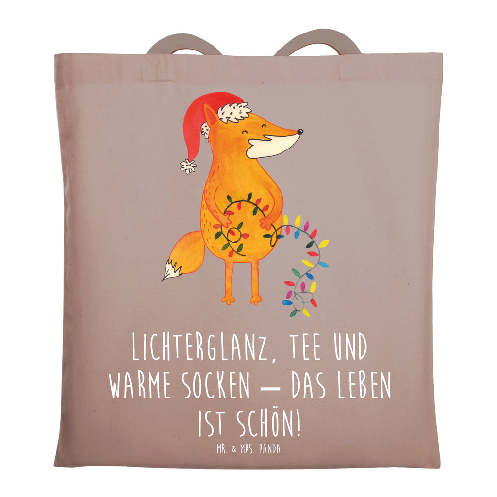 Tote bag Fox Christmas shopper, bag, shoulder bag, cotton bag, pouch, Carrier bag, jute bag, shopping bag, cloth bag, Winter, Christmas, Christmas time, snow, Christmas Eve, Foxes, Santa Claus, Saying beautiful, Fox, Gift Christmas