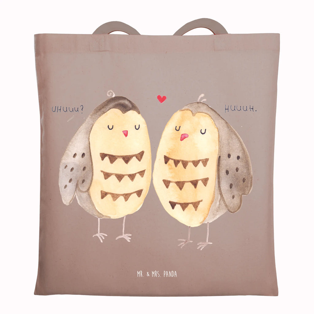 Torba sowy miłość Stofftasche, Tasche, Einkaufstüte, Umhängetasche, Strandtasche, Stoffbeutel, Jutebeutel, Beutel, Tragetasche, Laptoptasche, Beuteltasche, Einkaufstasche, Shopper, Schultertasche, Badetasche, Jutetasche, Eule, Wortspiel lustig, Liebe, Owl, Liebe Spruch, Eule Deko, Hochzeit Spruch, All you need is love, Freundin Geschenk, Freund