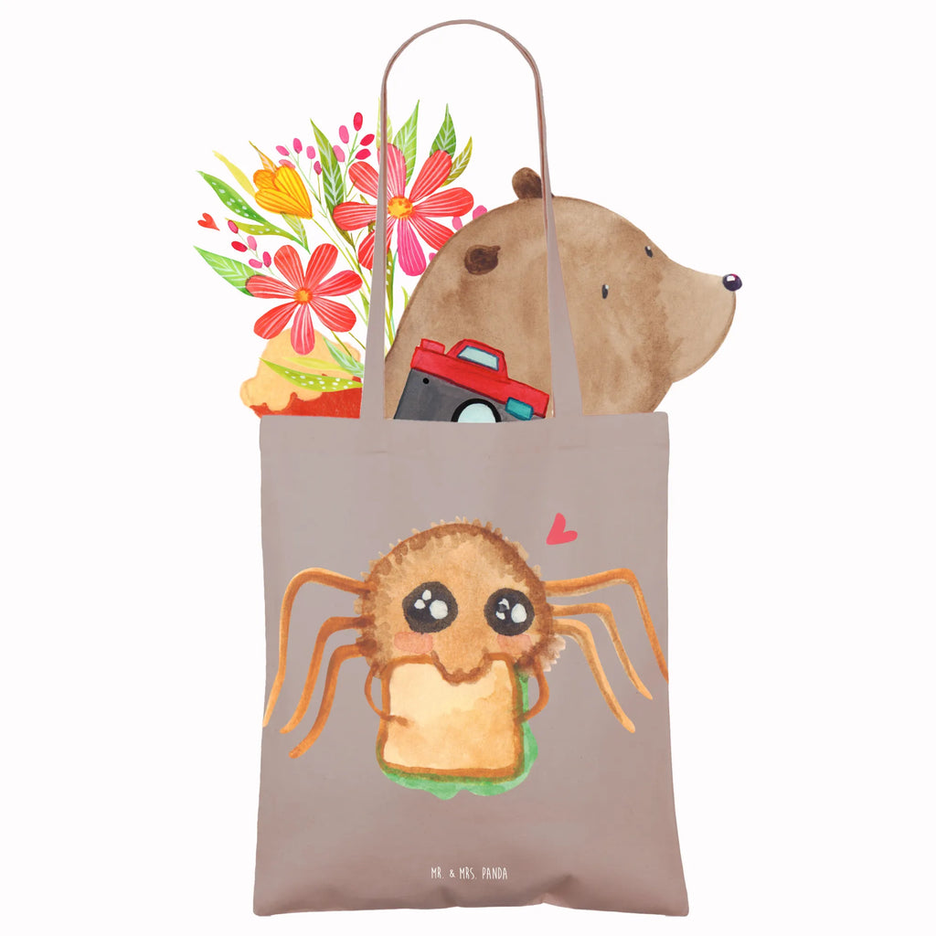 Tote bag Spider Agathe Sandwich Tasche, Laptoptasche, Einkaufstüte, Badetasche, Tragetasche, Umhängetasche, Beuteltasche, Beutel, Strandtasche, Jutetasche, Einkaufstasche, Schultertasche, Stofftasche, Shopper, Stoffbeutel, Jutebeutel, Spinne Agathe, Spinne, Agathe, Videos, Merchandise, Alles wird gut, Glück, Lebensfreude, Verfressen, Hungrig, Hunger, Mut