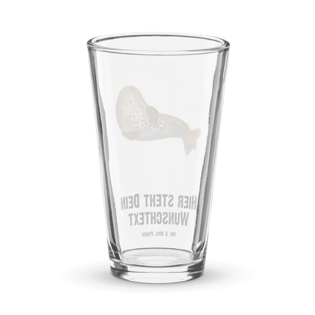 Spersonalizowana szklanka do picia foka śmiech Motywy zwierzęce, dobra energia, zabawne powiedzonka, zwierzęta