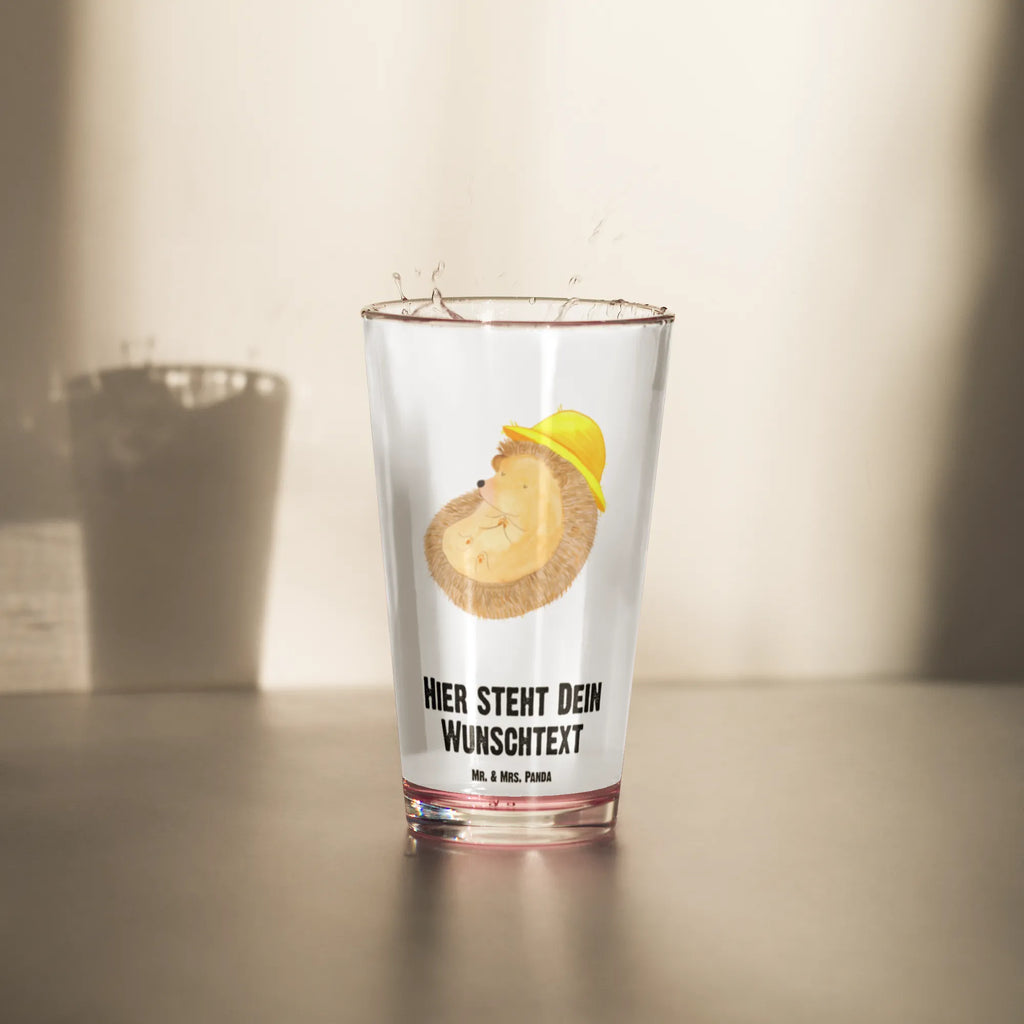 Spersonalizowana szklanka do picia jeż Modlić się Motywy zwierzęce, dobra energia, zabawne powiedzonka, zwierzęta