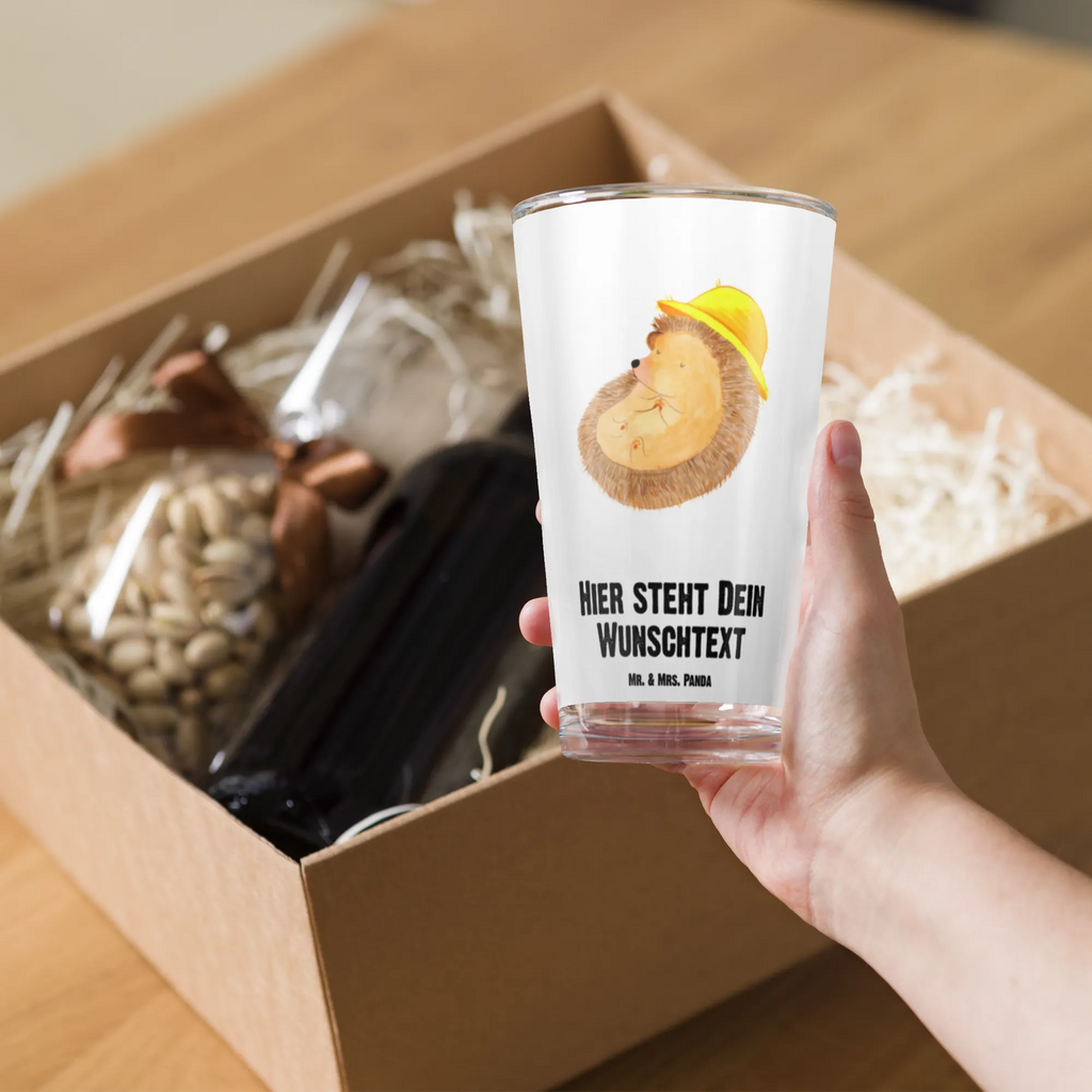 Spersonalizowana szklanka do picia jeż Modlić się Motywy zwierzęce, dobra energia, zabawne powiedzonka, zwierzęta