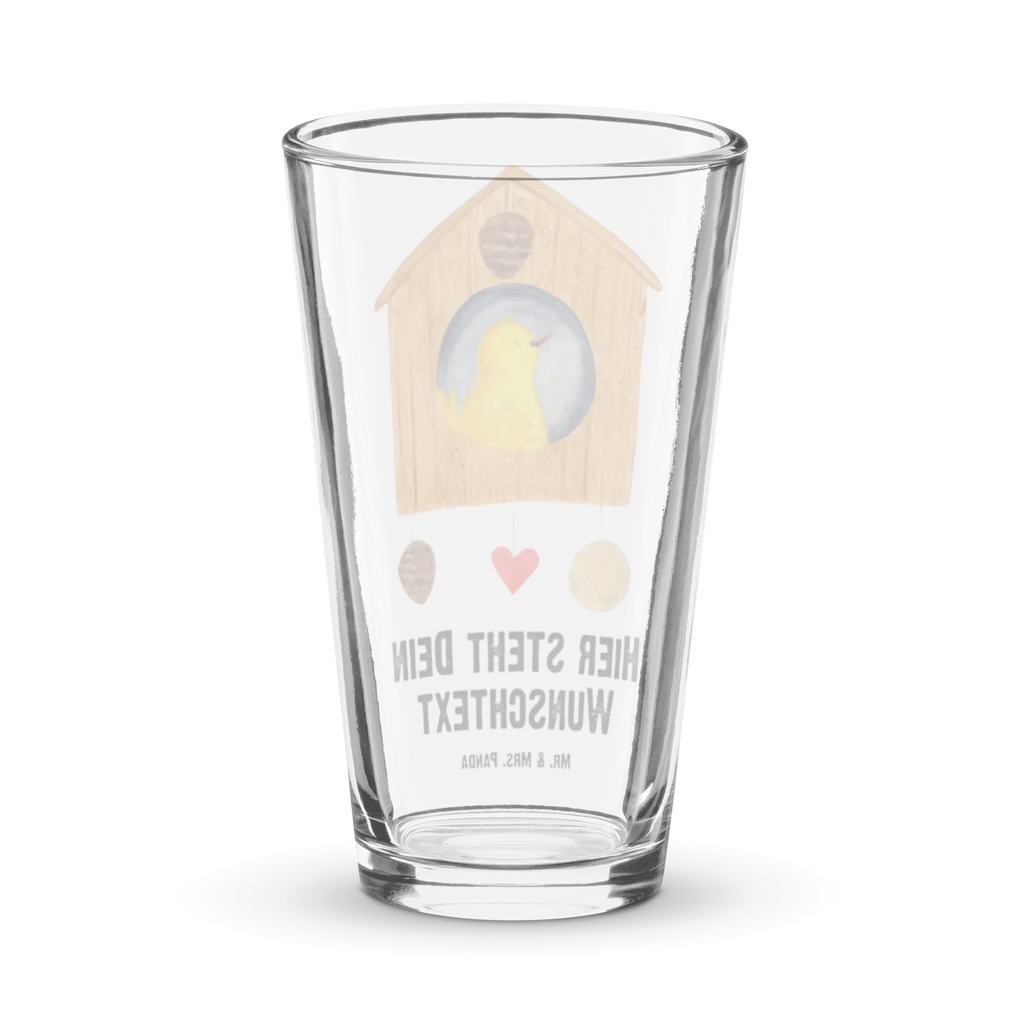 Personalized Drinking Glass Bird House small animals, cute, funny, cute animal motives, hand drawn, small world, funny sayings, good mood, happy, gifts, gift ideas, special gifts, animal lover, card, home sweet home, family, favorite place, nest, castle, home, Bird, our house, apartment, birdhouse, birds, house