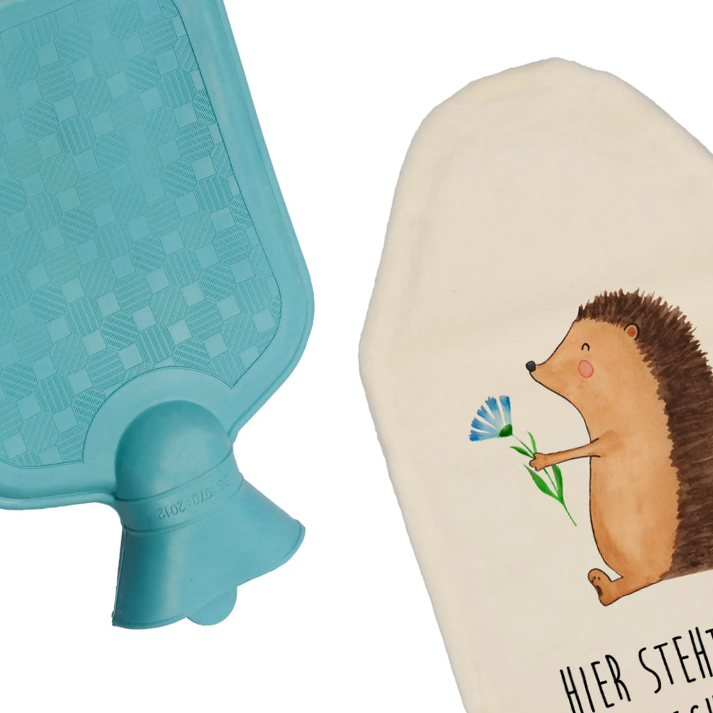 Spersonalizowany termofor jeż Kwiaty Motywy zwierzęce, dobra energia, zabawne powiedzonka, zwierzęta