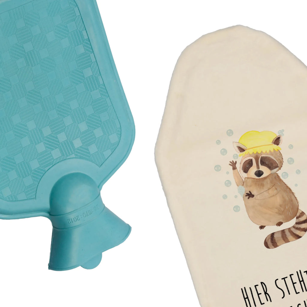 Personalisierte Wärmflasche Waschbär Wärmflaschenbezug mit Namen, Kinderwärmflasche mit Namen, Kinder Wärmflasche mit Namen, Personalisierte Kinderwärmflasche, Wärmflasche mit Namen, Personalisierter Wärmflaschenbezug, Wärmekissen mit Namen, Personalisierte Kinder Wärmflasche, Körnerkissen mit Namen, Personalisiertes Wärmekissen, Personalisiertes Körnerkissen, Personalisierte Wärmflasche mit Bezug, Personalisierte Wärmflasche, Tiermotive, Gute Laune, lustige Sprüche, Tiere, Fröhlich, waschen, Seifenblasen, Tagträumen, Plan, Waschbär