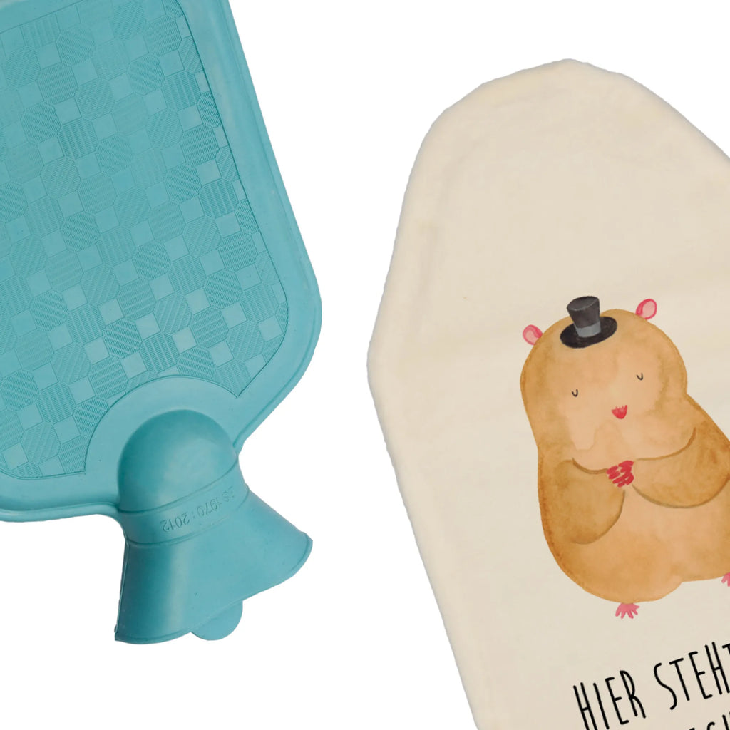 Spersonalizowany termofor Chomik kapelusz Motywy zwierzęce, dobra energia, zabawne powiedzonka, zwierzęta