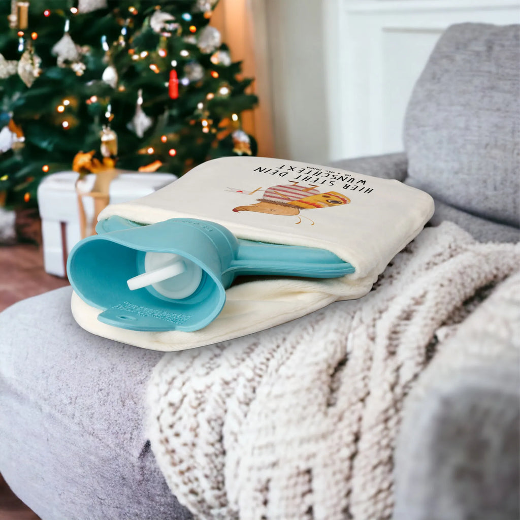 Spersonalizowany termofor ćma mała flaga Motywy zwierzęce, dobra energia, zabawne powiedzonka, zwierzęta