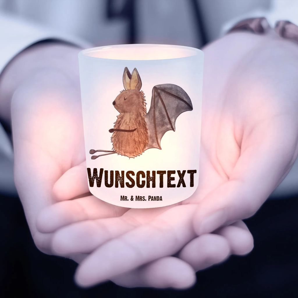 Personalised lantern bat Sit small animals, cute, funny, cute animal motives, hand drawn, small world, funny sayings, good mood, happy, gifts, gift ideas, special gifts, animal lover, card, relax, bat, bats, motivation