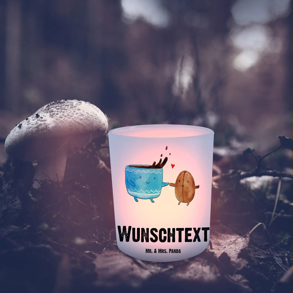 Personalised lantern Coffee Bean small animals, cute, funny, cute animal motives, hand drawn, small world, funny sayings, good mood, happy, gifts, gift ideas, special gifts, animal lover, card, pleasure, coffee bean, happiness, Coffee, satisfaction