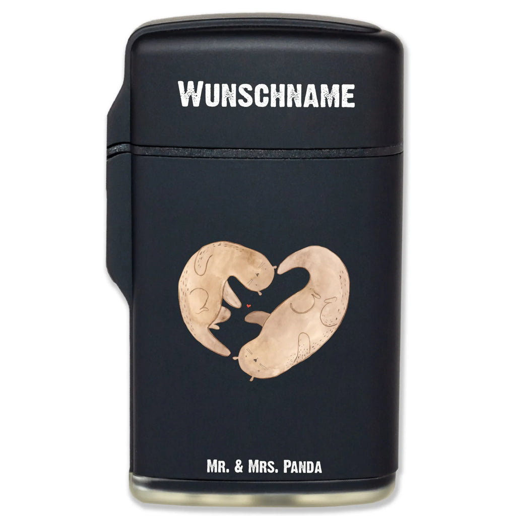 Spersonalizowana zapalniczka wydra serce Kuna, wydra, morska wydra