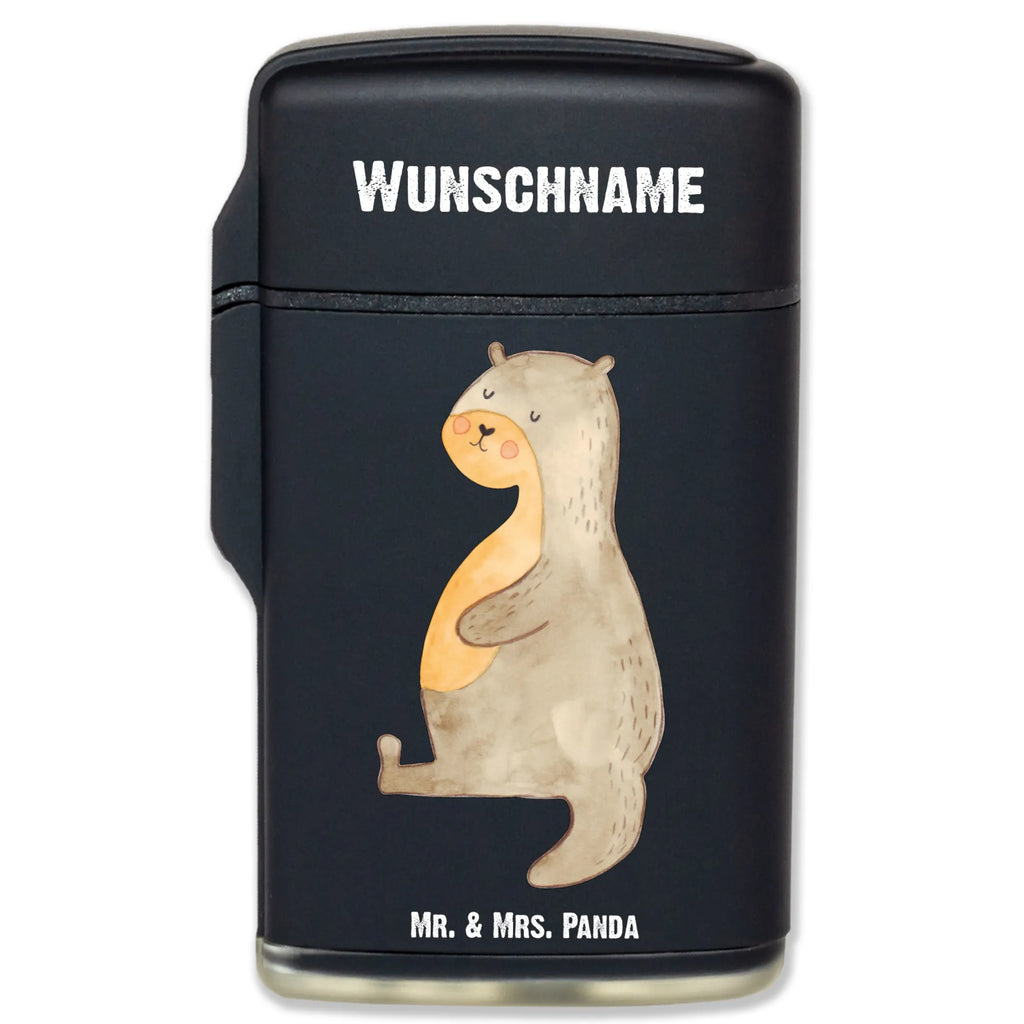 Personalised lighter otter Belly otter, marten, sea otter, European otter, water mammal, aquatic animal, baby otter, predator, water, otter gifts, animal lover, gift ideas for animal lovers, animal, mammal, water animal, gifts for people in love, Otter Sea Otter Lake Otter