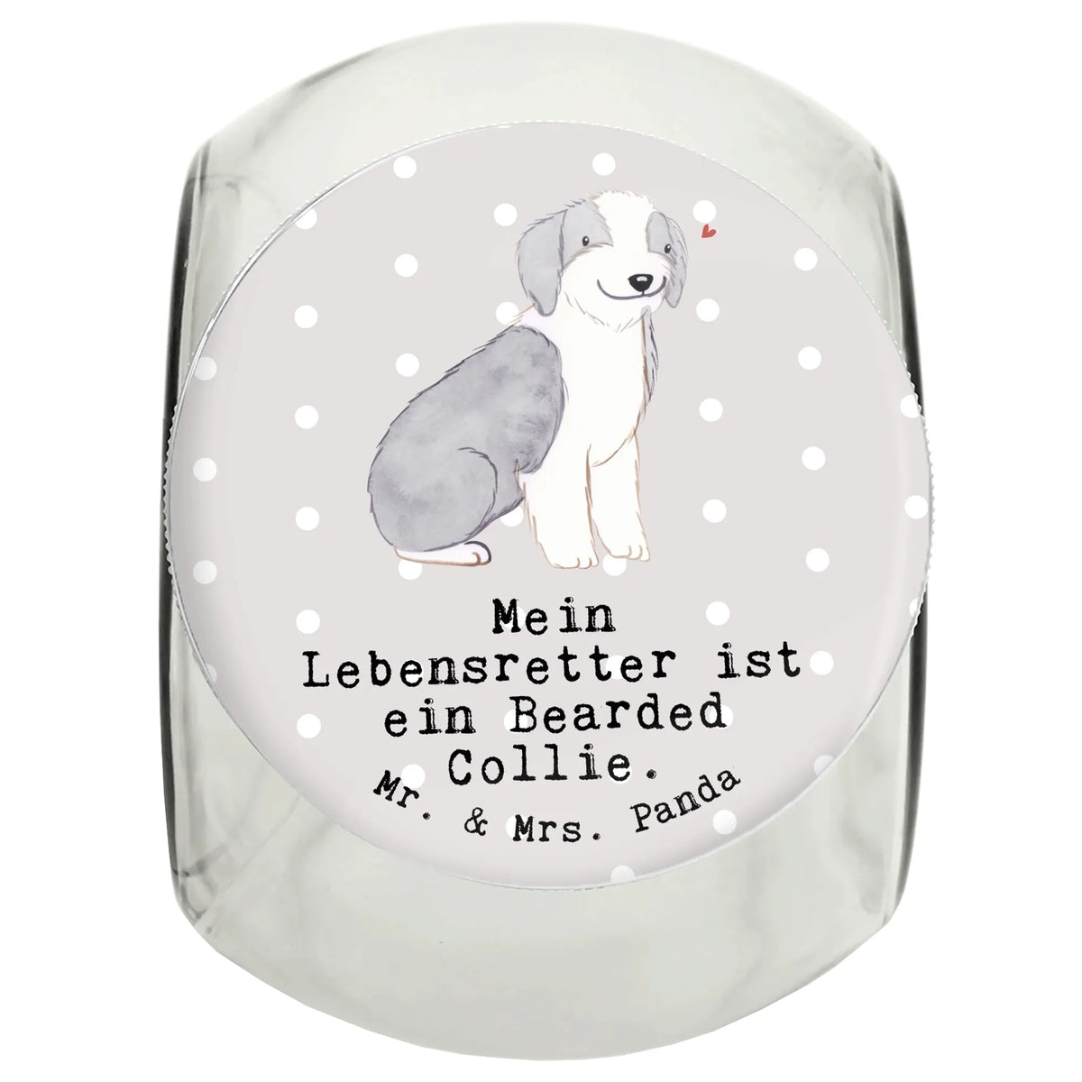 Leckerli Glas Bearded Collie Lebensretter Futterdose, glasbehälter, Snackdose, Leckerli Glas Katze, Glasdose, aufbewahrungsglas, Vorratsbehälter, Vorratsglas, Hundeleckerlies Behälter, Aufbewahrungsdose, Leckerli Glas, Katzenleckerli Glas, schraubglas, Hundeleckerli Glas, Keksdose, Tierfutterbehälter, Leckerli Dose, Dose, leckerlidose, Bonbonglas, Dekoglas, Leckerli Glas Hund, Hund, Welpe, Hunderasse, Tierfreund, Geschenk, Hundebesitzer, Schenken, Rassehund, Britischer Hütehund, Bearded Collie