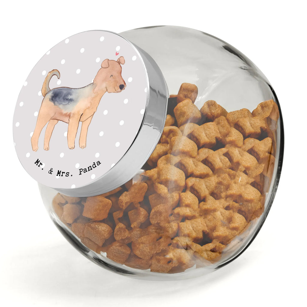 Leckerli Glas Airedale Terrier Moment Leckerli Glas, Leckerli Glas Katze, Hundeleckerlies Behälter, Leckerli Dose, Leckerli Glas Hund, Welpe, Hunderasse, Hundebesitzer, Schenken, Geschenk, Rassehund, Tierfreund, Hund, Airedale Terrier