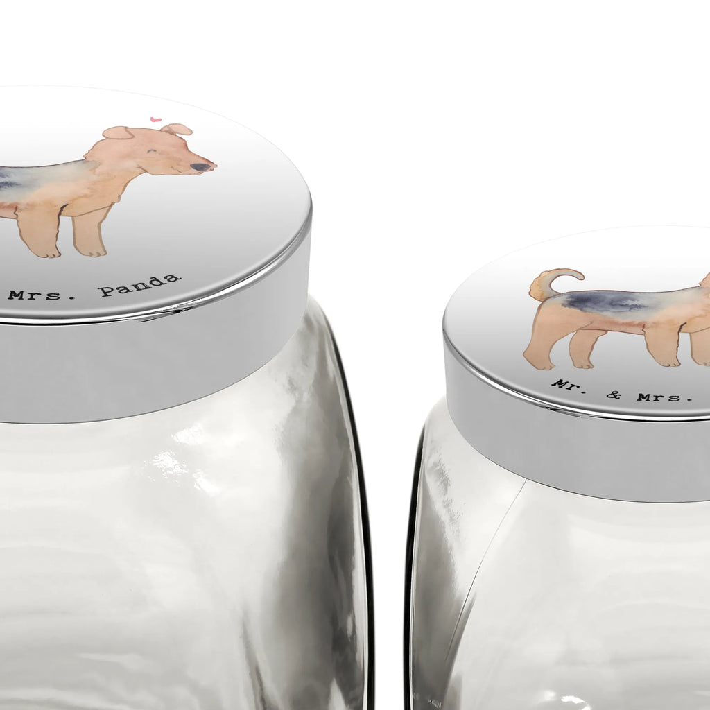 Leckerli Glas Airedale Terrier Moment Leckerli Glas, Leckerli Glas Katze, Hundeleckerlies Behälter, Leckerli Dose, Leckerli Glas Hund, Welpe, Hunderasse, Hundebesitzer, Schenken, Geschenk, Rassehund, Tierfreund, Hund, Airedale Terrier
