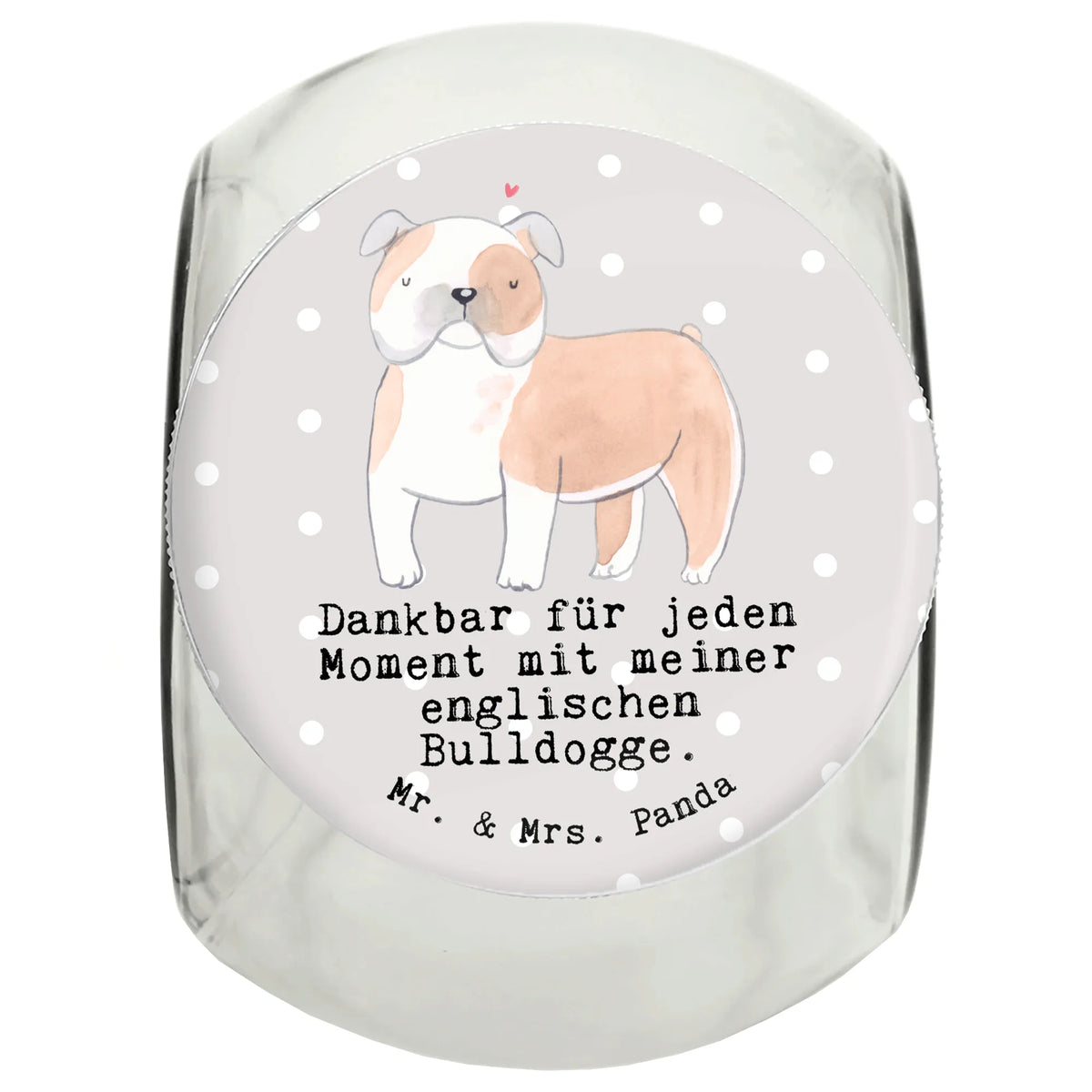 Słoik Leckerli Buldog angielski Chwila