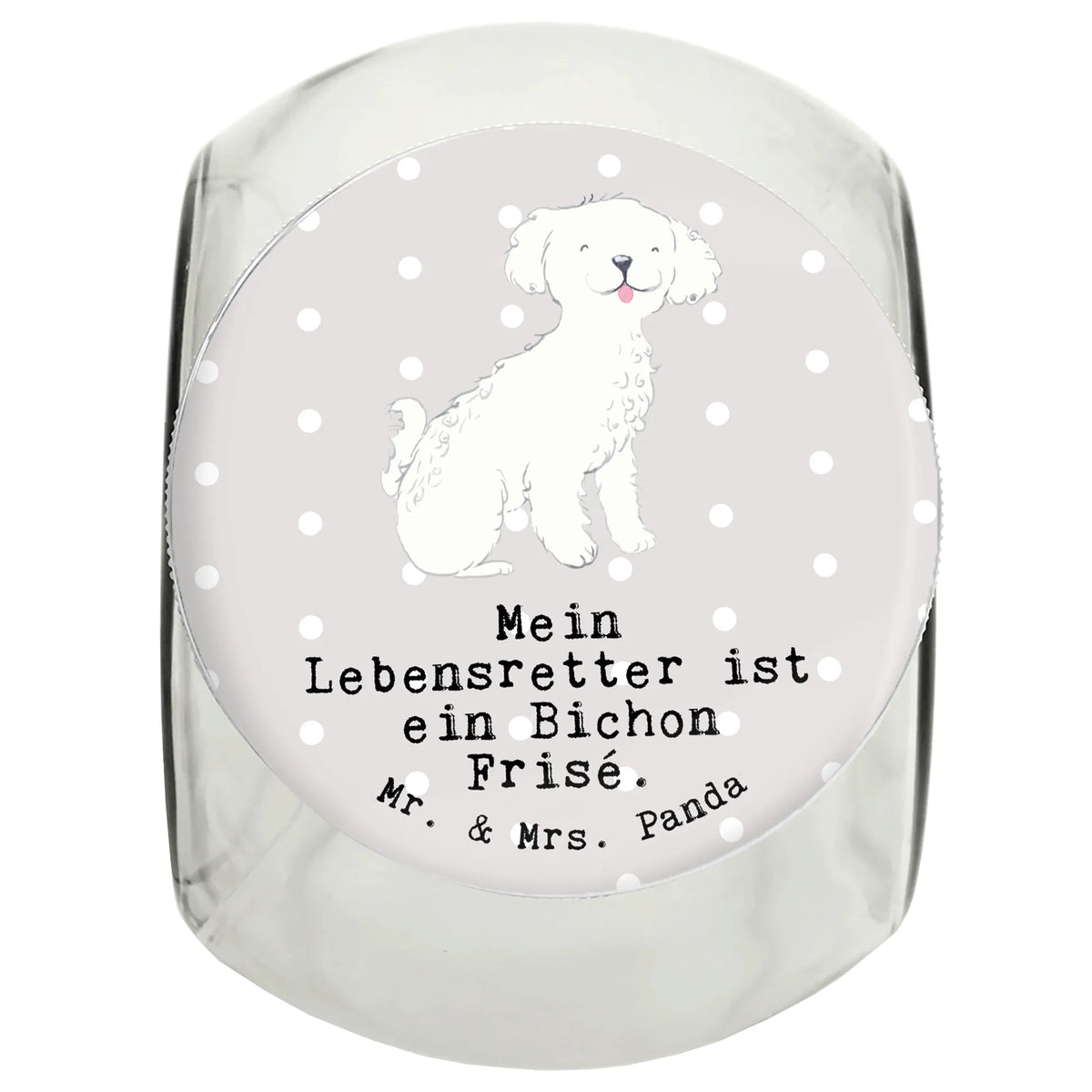 Treat Jar Bichon Frise Lifesaver gift, puppy, giving, animal lover, dog breed, purebred dog, dog owner