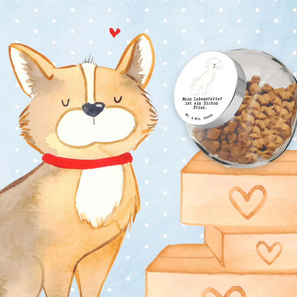 Treat Jar Bichon Frise Lifesaver Dog, dog breed, purebred dog, dog owner, gift, animal lover, giving, puppy