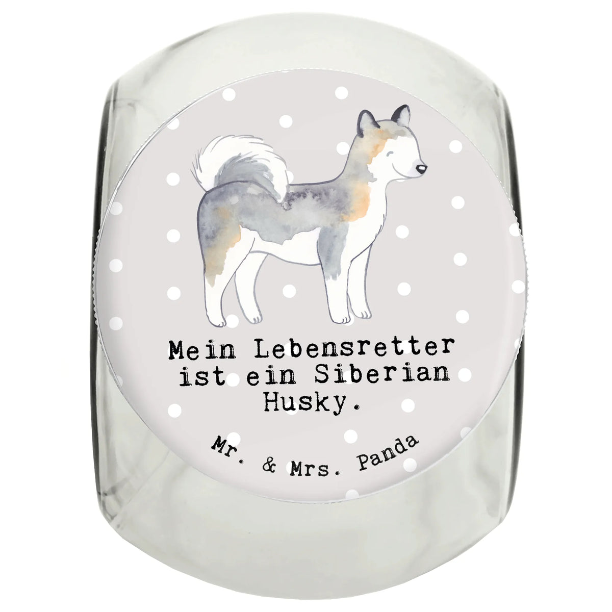 Treat Jar Siberian Husky Lifesaver animal lover, giving, gift, puppy, dog owner, purebred dog, dog breed