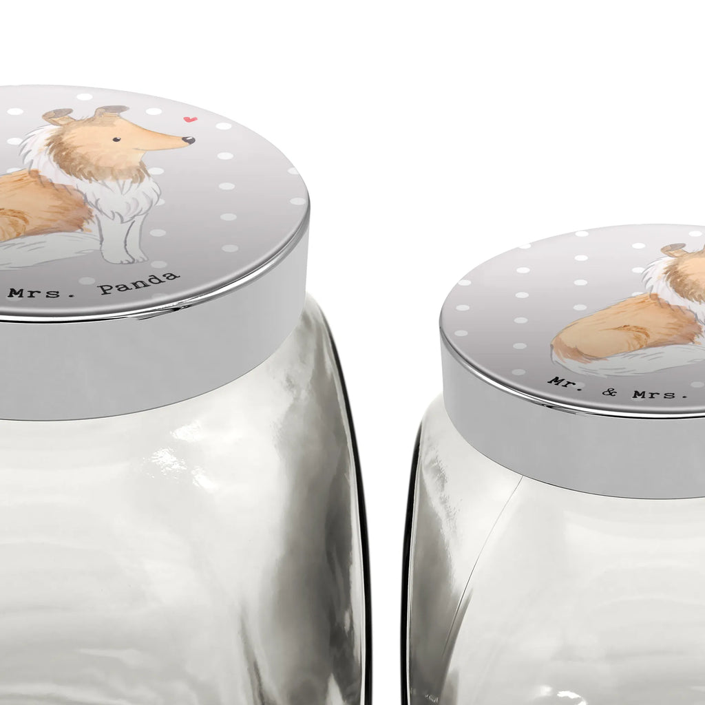 Treat Jar Long-haired Collie Moment Dog, dog breed, purebred dog, dog owner, gift, animal lover, giving, puppy