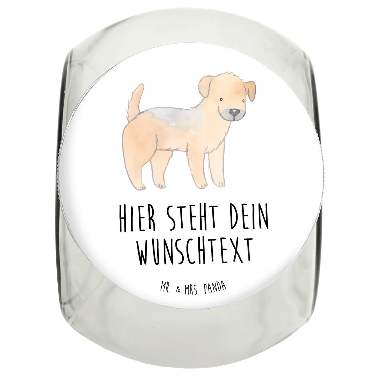 Personalizowany Słoik na Smakołyki Border Terrier Ratownik Pies, rasa psa, pies rasowy, właściciel psa, prezent, miłośnik zwierząt, dawanie, szczeniak