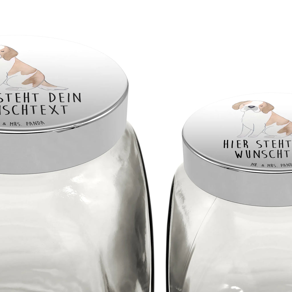 Personalizowany Słoik na Smakołyki Bernardyn Chwila Pies, rasa psa, pies rasowy, właściciel psa, prezent, miłośnik zwierząt, dawanie, szczeniak