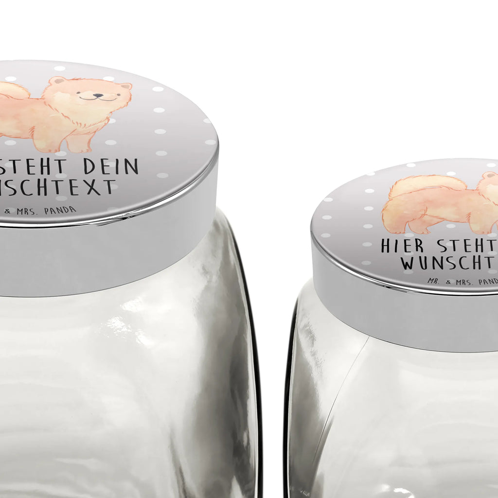 Personalizowany Słoik na Smakołyki Chow-Chow Ratownik Pies, rasa psa, pies rasowy, właściciel psa, prezent, miłośnik zwierząt, dawanie, szczeniak