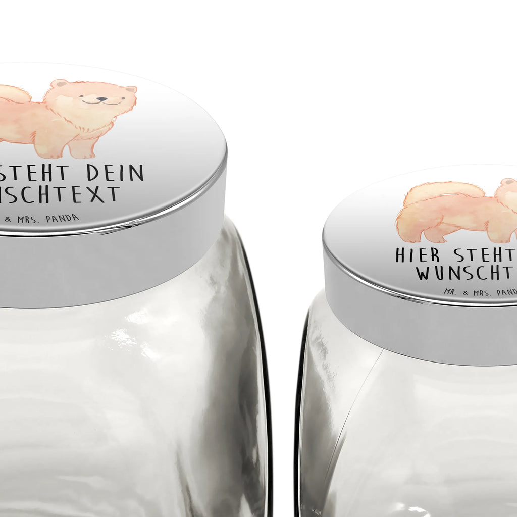 Personalizowany Słoik na Smakołyki Chow-Chow Ratownik Pies, rasa psa, pies rasowy, właściciel psa, prezent, miłośnik zwierząt, dawanie, szczeniak