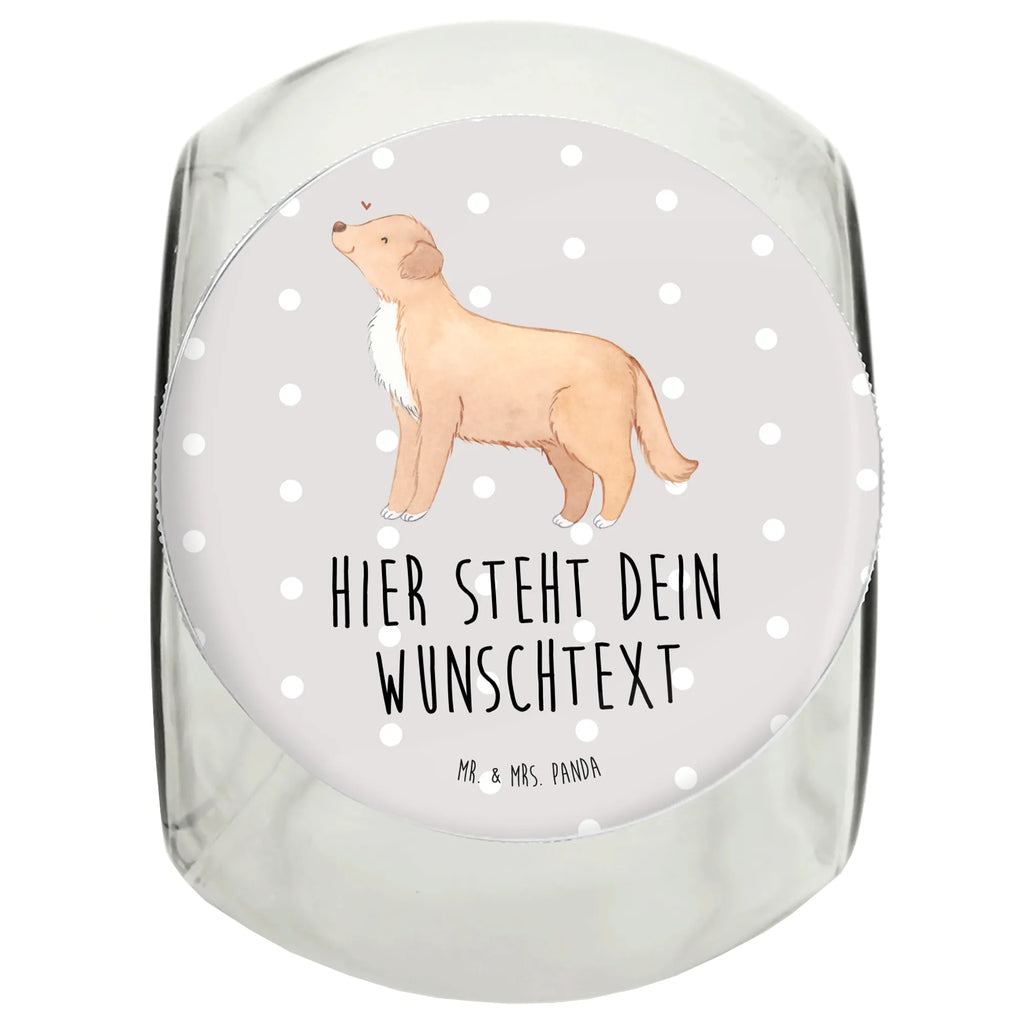 Personalized Treat Jar Nova Scotia Duck Moment Dog, dog breed, purebred dog, dog owner, gift, animal lover, giving, puppy