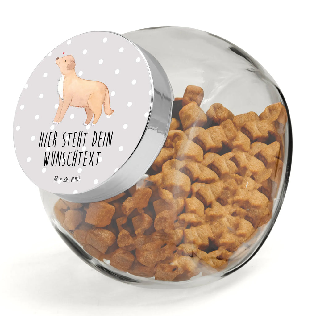 Personalized Treat Jar Nova Scotia Duck Moment Dog, dog breed, purebred dog, dog owner, gift, animal lover, giving, puppy