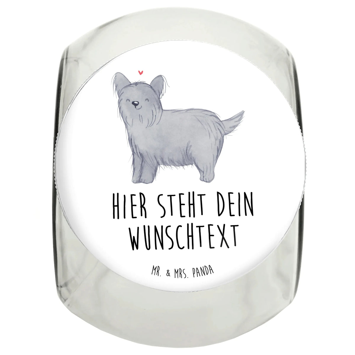 Personalisiertes Leckerli Glas Skye Terrier Lebensretter Leckerlidose personalisiert, Leckerli Glas personalisiert, Personalisierte Leckerli Dose, Personalisierte Leckerlidose, Personalisiertes Leckerliglas, Personalisiertes Leckerli Glas, Geschenk, Schenken, Hund, Hunderasse, Rassehund, Hundebesitzer, Tierfreund, Welpe, Terrier, Skye Terrier