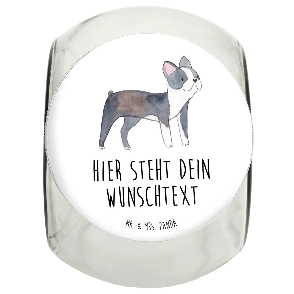 Personalized Treat Jar Boston Terrier Lifesaver Dog, dog breed, purebred dog, dog owner, gift, animal lover, giving, puppy