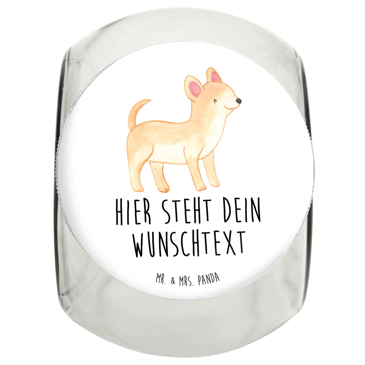 Personalized Treat Jar Chihuahua Lifesaver gift, animal lover, giving, dog breed, purebred dog, dog owner, puppy
