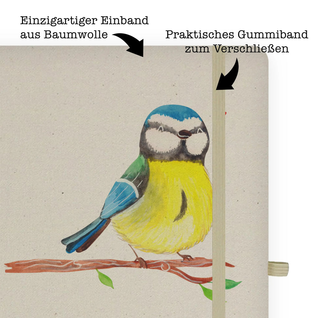 Cotton notebook Bird blue tit Notizen, Eintragebuch, Tagebuch, Notizblock, Adressbuch, Journal, Kladde, Skizzenbuch, Notizheft, Schreibbuch, Schreibheft, Ostern, Osterhase, Ostergeschenke, Osternest, Osterdeko, Geschenke zu Ostern, Ostern Geschenk, Ostergeschenke Kinder, Ostern Kinder, Ostergrüße, Blaumeise, Vogel, liebe Grüße, Frühling, Frühlingsgefühle, Osterzeit