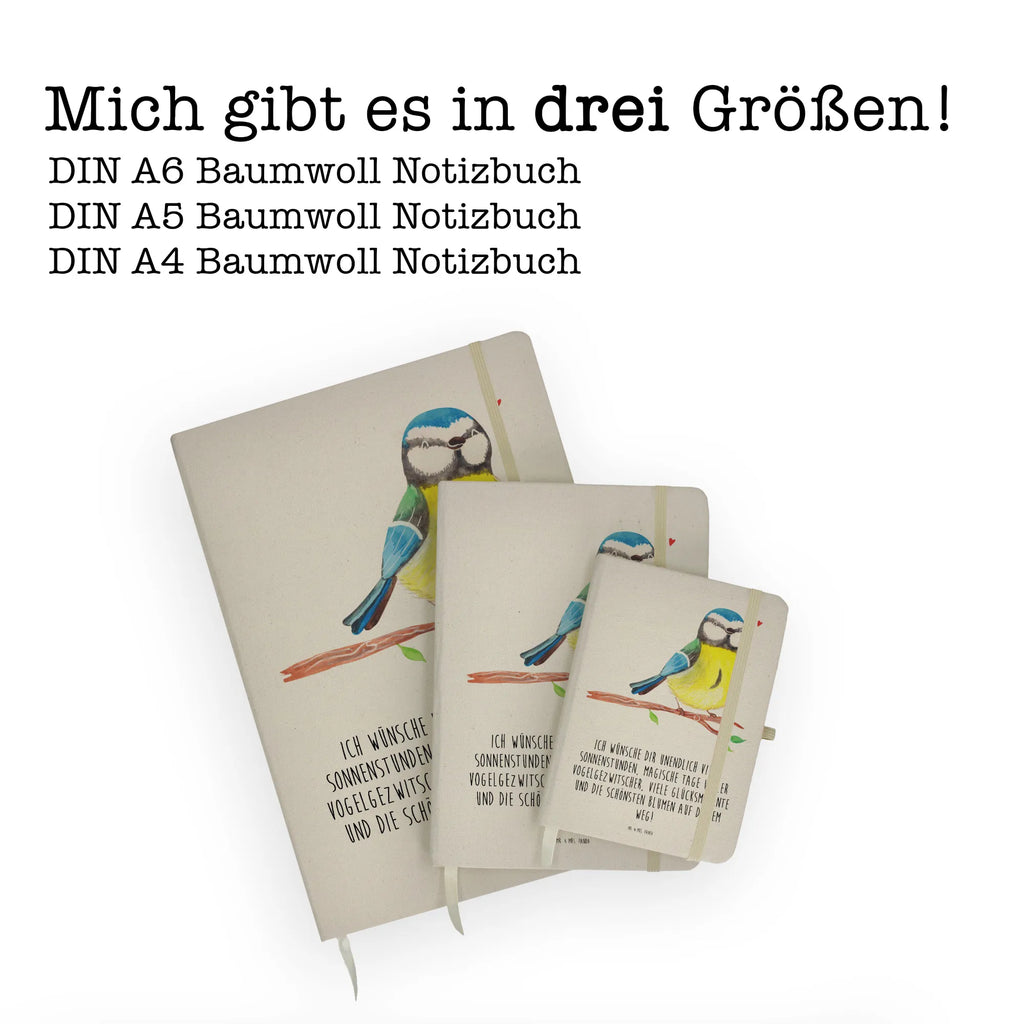 Cotton notebook Bird blue tit Notizen, Eintragebuch, Tagebuch, Notizblock, Adressbuch, Journal, Kladde, Skizzenbuch, Notizheft, Schreibbuch, Schreibheft, Ostern, Osterhase, Ostergeschenke, Osternest, Osterdeko, Geschenke zu Ostern, Ostern Geschenk, Ostergeschenke Kinder, Ostern Kinder, Ostergrüße, Blaumeise, Vogel, liebe Grüße, Frühling, Frühlingsgefühle, Osterzeit
