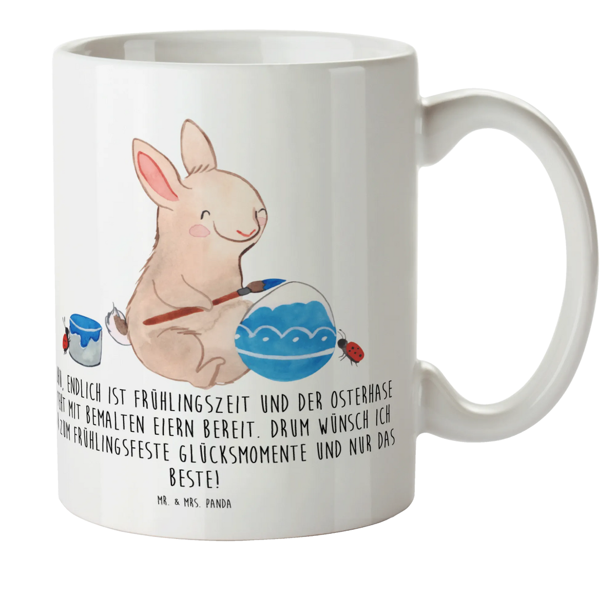 Child's mug Hare ladybug