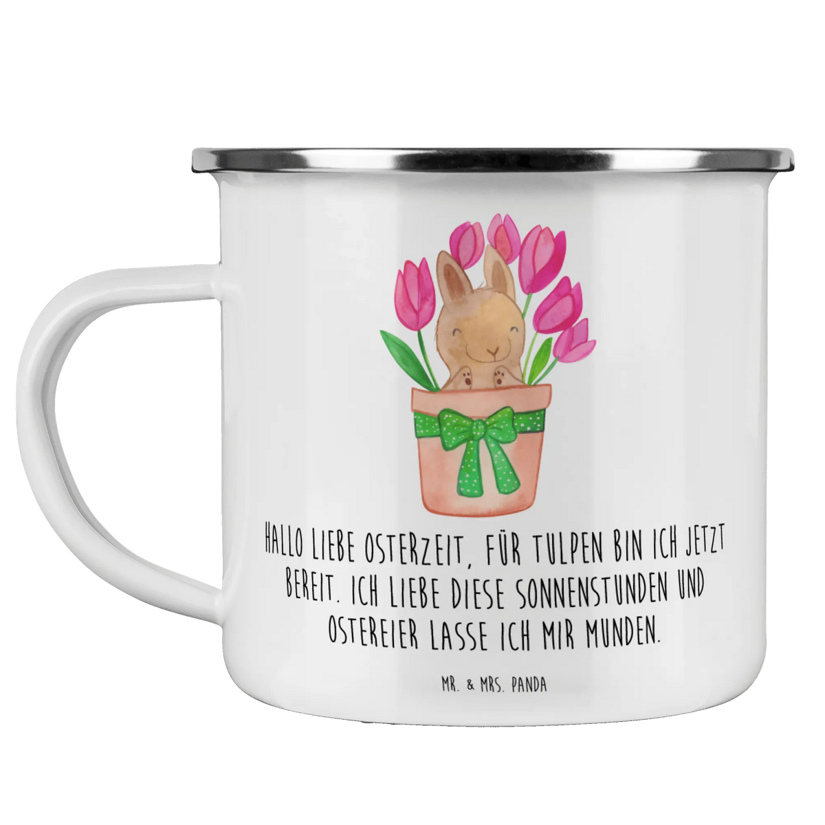 Camping Emaille Tasse Hase Tulpen Reisebecher, blechbecher, Teebecher, Blechtasse, Emaille Tasse, becher emaille, Campingbecher, Motivtasse, Teetasse, Haferl, Outdoor Becher, Campingtasse, wanderbecher, Emailletasse, Kaffeepott, reisetasse, emaillebecher, outdoortasse, wandertasse, Pott, Tasse Emaille, Emaille Becher, metallbecher, Outdoor Tasse, Ostern, Osterdeko, Osterhase, Osternest, Ostergeschenke, Geschenke zu Ostern, Ostern Geschenk, Ostergeschenke Kinder, Ostern Kinder, Alternative zu Blumen, Tulpen, Hase, Ostergeschenk, Blumenstrauß