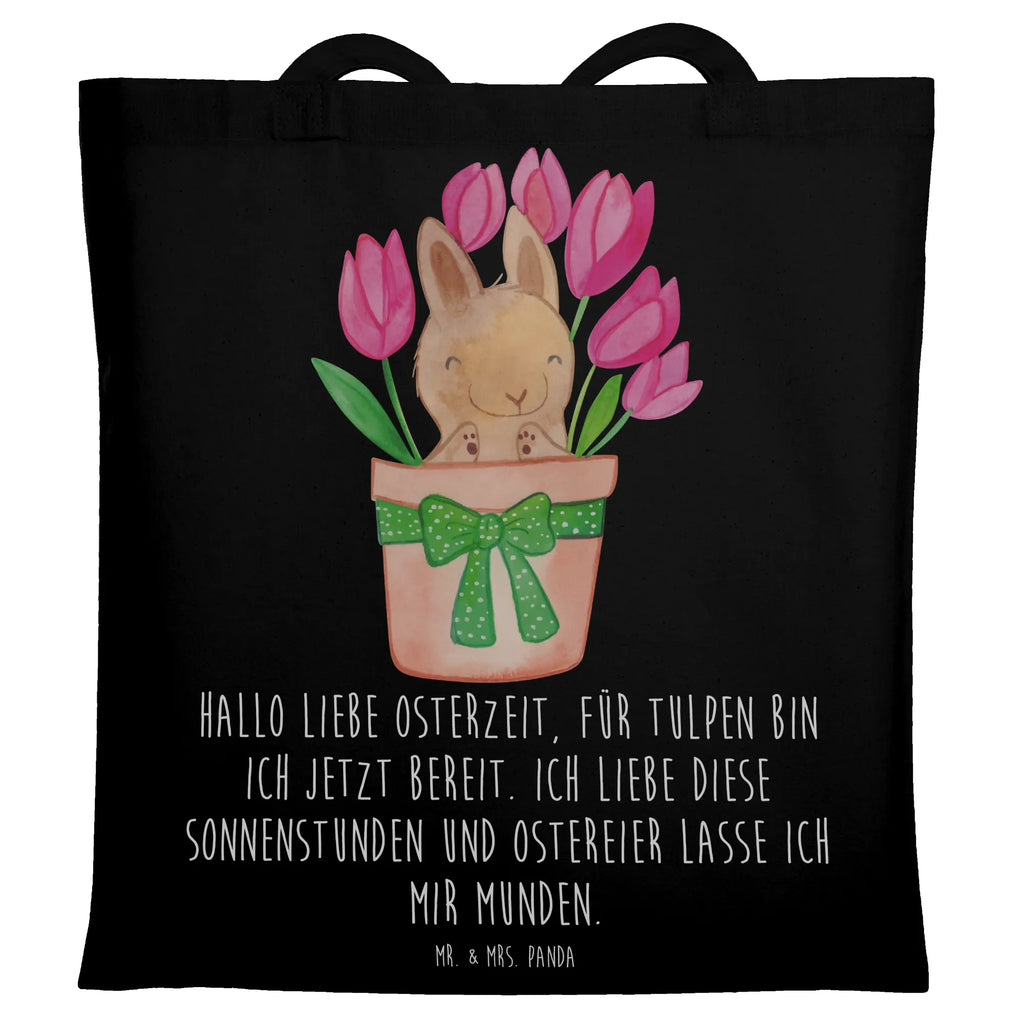 Torba królik tulipany Einkaufstasche, Strandtasche, Schultertasche, Einkaufstüte, Tasche, Badetasche, Beuteltasche, Laptoptasche, Beutel, Stofftasche, Shopper, Stoffbeutel, Umhängetasche, Jutetasche, Tragetasche, Jutebeutel, Ostern, Osterhase, Ostergeschenke, Osternest, Osterdeko, Geschenke zu Ostern, Ostern Geschenk, Ostergeschenke Kinder, Ostern Kinder, Hase, Alternative zu Blumen, Tulpen, Blumenstrauß, Ostergeschenk