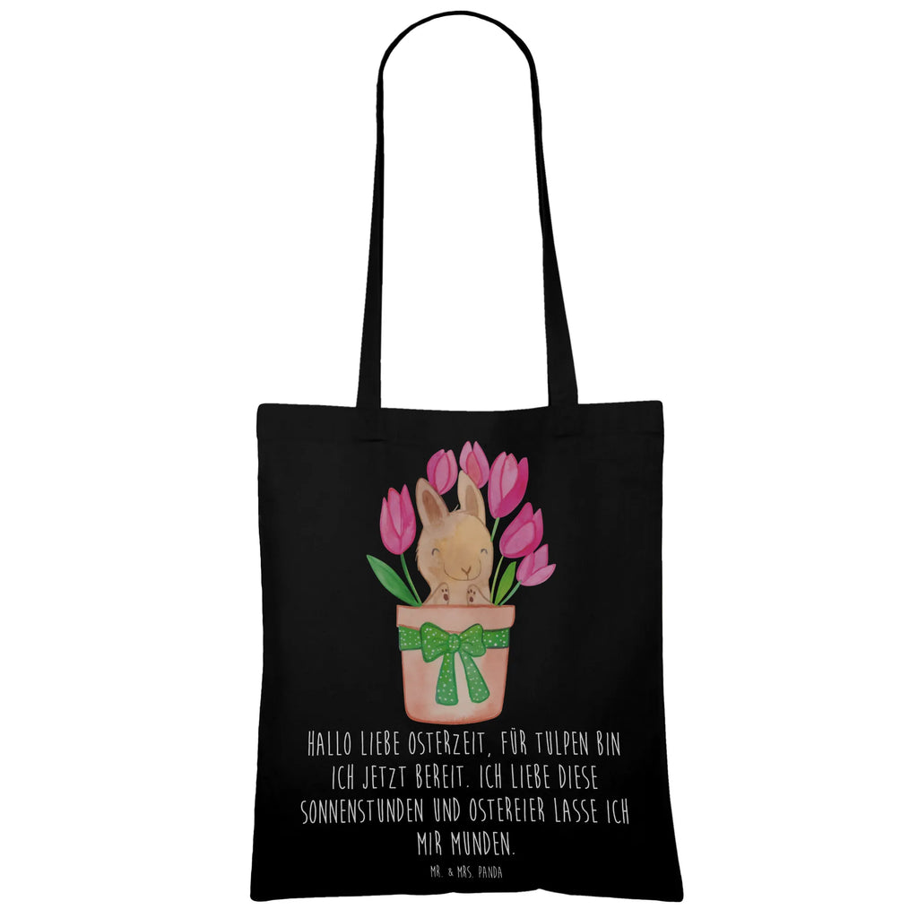 Torba królik tulipany Einkaufstasche, Strandtasche, Schultertasche, Einkaufstüte, Tasche, Badetasche, Beuteltasche, Laptoptasche, Beutel, Stofftasche, Shopper, Stoffbeutel, Umhängetasche, Jutetasche, Tragetasche, Jutebeutel, Ostern, Osterhase, Ostergeschenke, Osternest, Osterdeko, Geschenke zu Ostern, Ostern Geschenk, Ostergeschenke Kinder, Ostern Kinder, Hase, Alternative zu Blumen, Tulpen, Blumenstrauß, Ostergeschenk