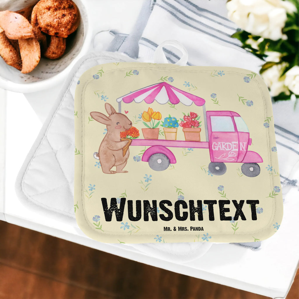 Personalised pot holder Easter Bunny Flower cart Easter, Easter bunny