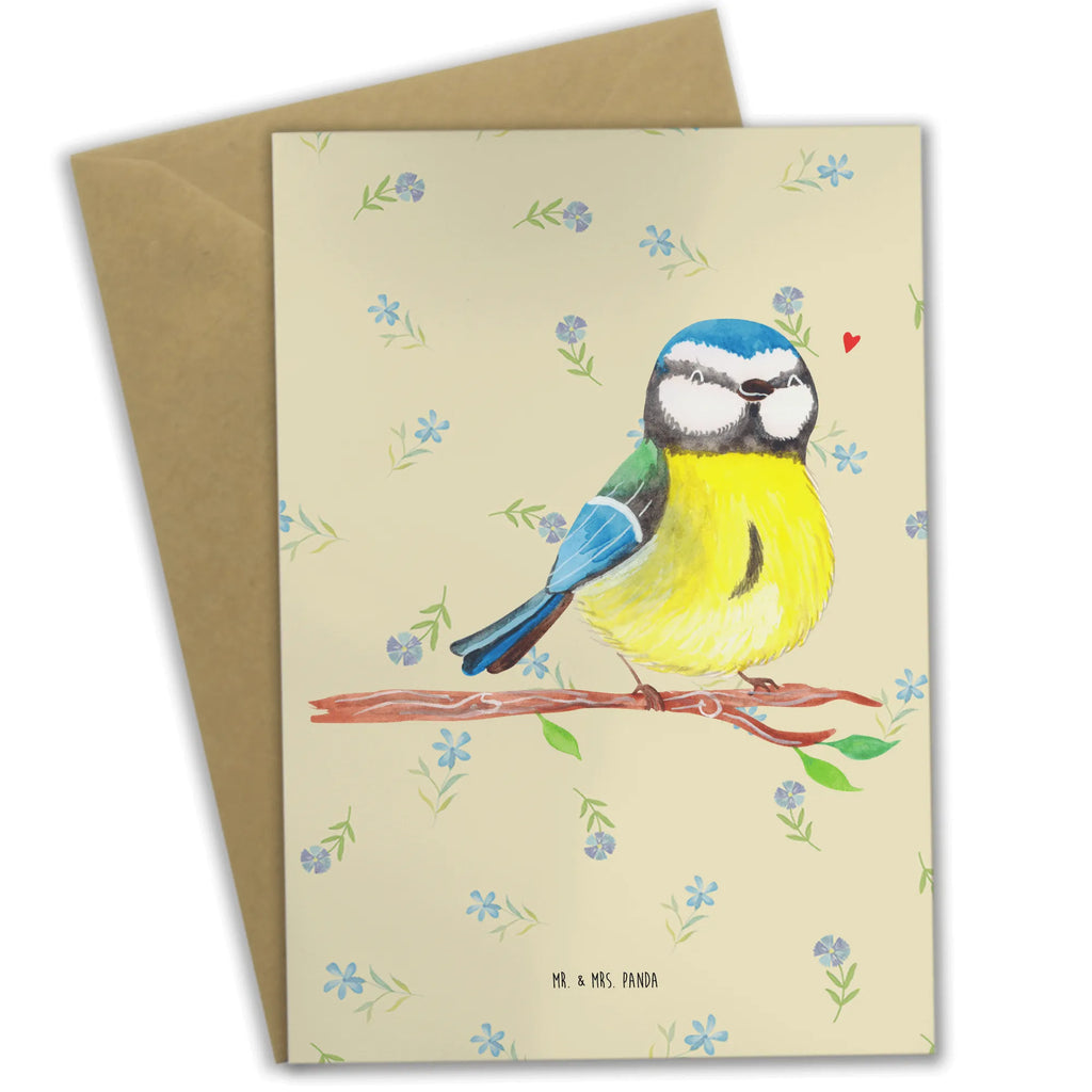 Greetings card Bird blue tit birthday card, invitation card, wedding card, greeting card, folding card, Easter, Easter bunny, blue tit, spring fever, Easter time, Easter greetings, bird, Easter presents, spring, greetings