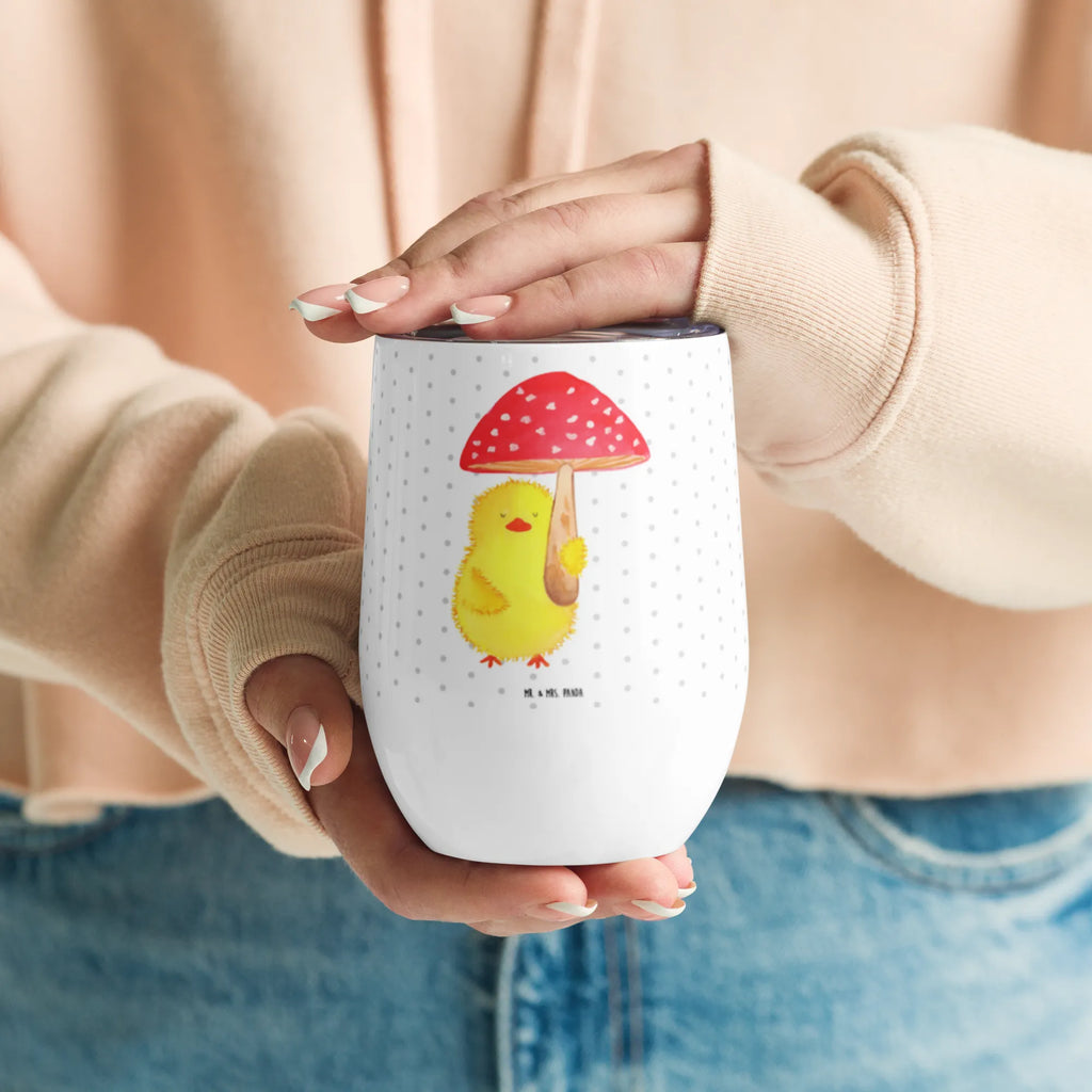 Kieliszek do wina pisklę muchomor czerwony Wielkanoc, zajączek wielkanocny, prezenty wielkanocne, gniazdo wielkanocne, dekoracje wielkanocne, prezenty na Wielkanoc, prezent wielkanocny, prezenty wielkanocne dla dzieci, Wielkanoc dla dzieci